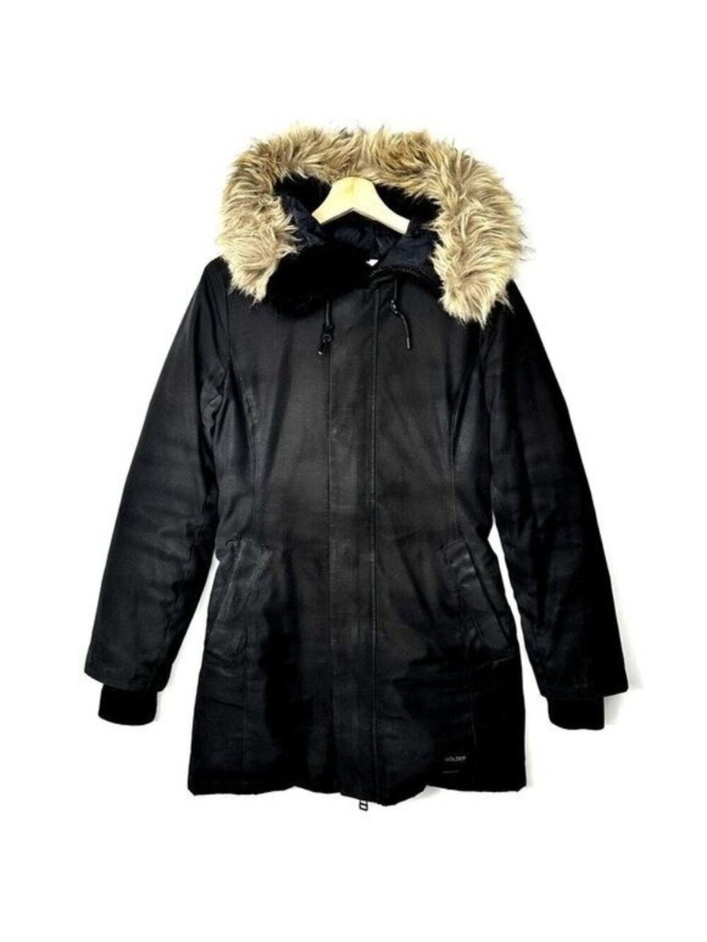 Aritzia Golden TNA Womens Parka Goose Down Haven Waterproof Winter Coat Black S